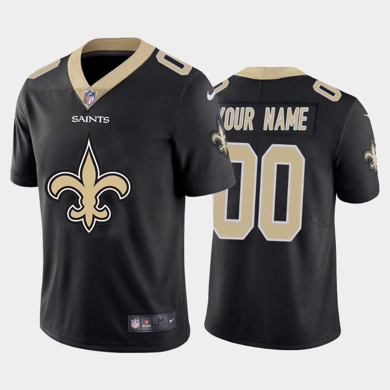 Nike Saints Customized Black Team Big Logo Vapor Untouchable Limited Jersey,We sell and wholesale Nike Saints Customized Black Team Big Logo Vapor Untouchable Limited Jersey on line form chian!